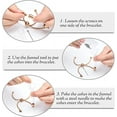 thumbnail image 3 of Transparent Glass Tube Urn Bangle Memorial Jewelry for Men Women Stainless Steel Cremation Bracelet for Ashes Urn Bracelet, 3 of 7