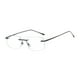 thumbnail image 3 of Gafas anti luz azul Salvador marco sin montura lentes para PC elegantes para hombres y mujeres Negro, 3 of 10