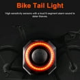 thumbnail image 3 of Rear Light USB Rechargeable High Visibility Multifunction Bike Rear Light with Brake Sensing Cycling Tail Light Road Bike Rear Lamp, 3 of 6