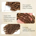 thumbnail image 5 of Bradem African Dirty Braid Crochet Hair&nbsp;- 24 Inch Long Soft, Suitable for Black Women, 5 of 5
