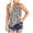 White, variant on Women's Camisole Tank Top Leopard Tie-Dye Sleeveless Loose Undershirts