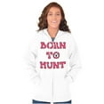 thumbnail image 4 of Born to Hunt Crosshairs Deer Buck Zip Up Hoodie Men's Women's Brisco Brands S, 4 of 6
