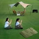 thumbnail image 4 of Cojín Portátil para Exteriores, Manta de Picnic Plegable con Capa Aislante Plateada, Cubierta Impermeable para Parques, Camping y Playa - Rojo, Azul, Morado, Verde, 4 of 7
