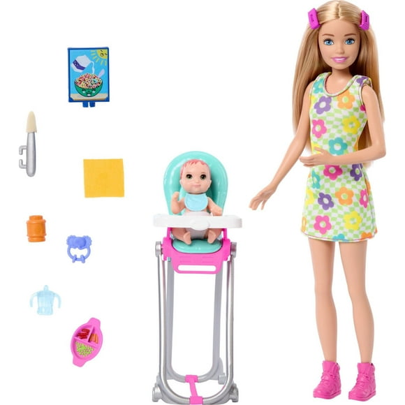 Barbie® Skipper Babysitters Inc Playset - Floral Dress