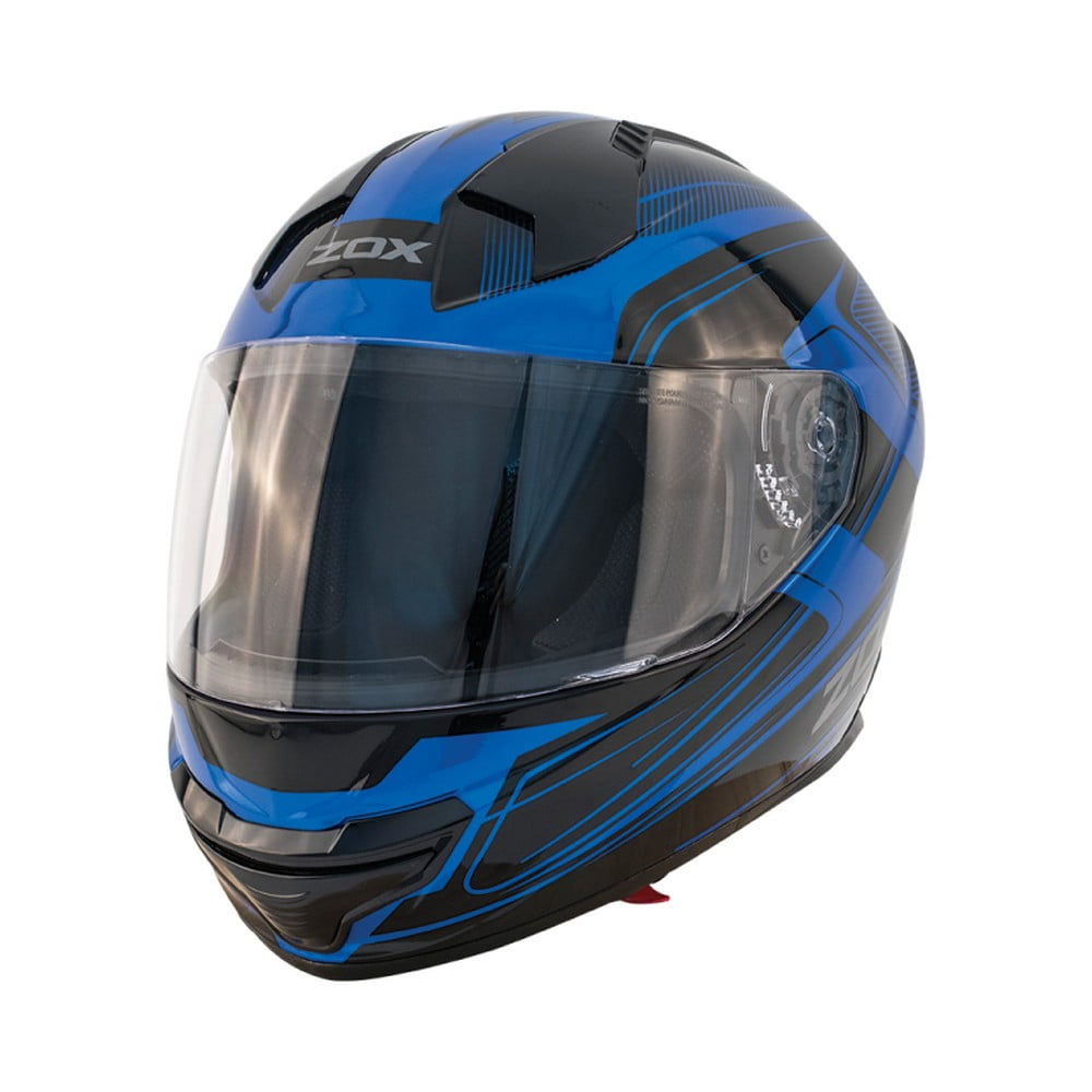 Zox Thunder R2 Drive Motorcycle Helmet Blue - Walmart.com