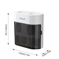 thumbnail image 2 of 1PCS Automatic Toothpaste Squeezer Toothbrush Rack Punching Wall Mounted Home Bathroom Ideas Black, 2 of 8