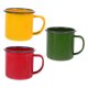thumbnail image 2 of 3 tazas esmaltadas de estilo retro, pequeñas y de colores, multifunción, para niños., 2 of 7