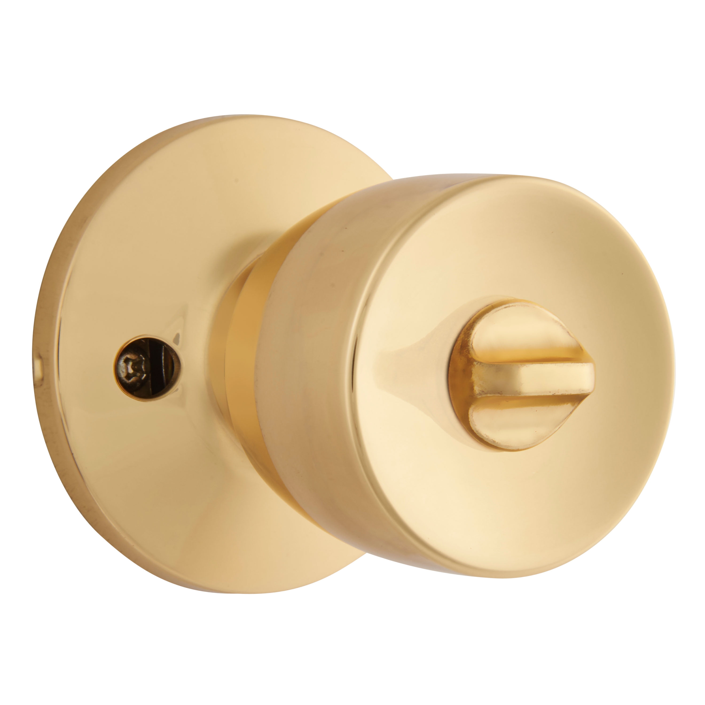 Brinks Keyed Entry Polished Brass Tulip Doorknob and Deadbolt Combo Twin Pack