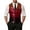 Red, variant on 2026 Men's Gradient Sequin Suit Vest Vest For Men Slim Fit Formal Wear For Bar Waiter And Stage Performance Green，S