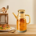 thumbnail image 4 of Amacok Glass Oil Dispenser Bottle with Drip Free Spout, New Glass Cooking Oil Dispenser for Kitchen, Olive Oil Vinegar Container with Non Slip Bottom and Spout Cap, 4 of 6