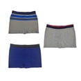 thumbnail image 2 of Bóxer George para Hombre, 3 Piezas Multicolor Talla CH/M, 2 of 4