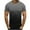 Black, variant on Men’s Gradient Short Sleeve T Shirts Summer Casual Street Fashion Tees Slim Fit Crewneck Tops