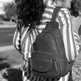 thumbnail image 5 of Silver Fever Leather Backpack Medium Size Top Entry Camel_Textured, 5 of 5