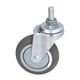thumbnail image 2 of Ruedas giratorias de 3 pulgadas de PVC, duraderas, resistentes al desgaste, con gran capacidad de carga, ruedas para estantes, sin frenos, 2 of 14