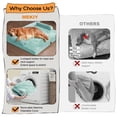 thumbnail image 4 of Cama ortopédica grande para perros MEKIY 91 x 69 x 18 cm, lavable, 4 of 9