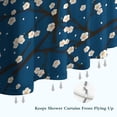 thumbnail image 6 of Pioneer Flower Floral Print Pattern Shower Curtain 72"x72" ,Bathroom Decorative Shower Curtains Set with 12 Hooks,Modern Waterproof Washable Shower Curtain, 6 of 6