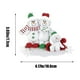 thumbnail image 3 of Fiudx Decoraciones navideñas para interiores Decoraciones navideñas personalizadas para el hogar Muñeco de nieve Arreglos navideños colgantes para el hogar acogedor Decoraciones navideñas familiares, 3 of 7