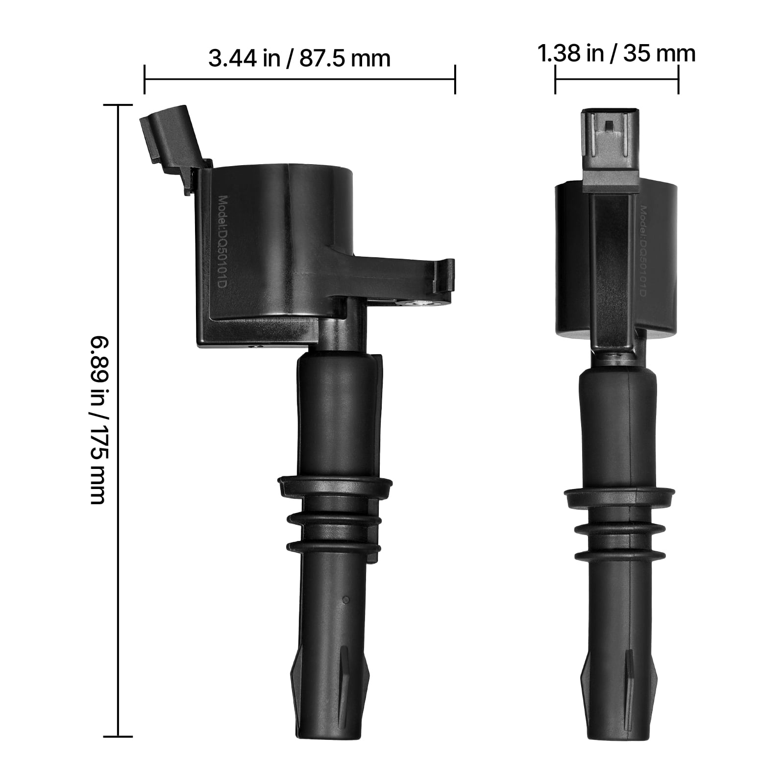 VEVOR Ignition Coil Pack, Set of 8, Compatible with Ford Expedition F150 F250 F350 Lincoln Mark LT Lincoln Navigator, for Engines 4.6L 5.4L V8 6.8L V10, Replacement for DG511 5C1584 C1541 UF537 FD508
