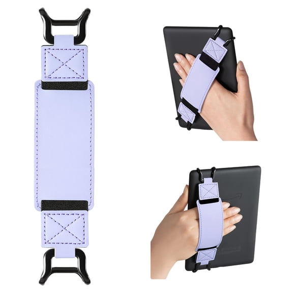 Correa de mano CoBak Secure para Kindle y tabletas, color morado
