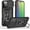 Black, variant on HCTian Shockproof Case for iPhone 16 Pro Max /16 Pro/16 Plus/16,Slide Full Lens Protection Shell with 360°Rotating Kickstand and Magnetic Adsorption Phone Cover
