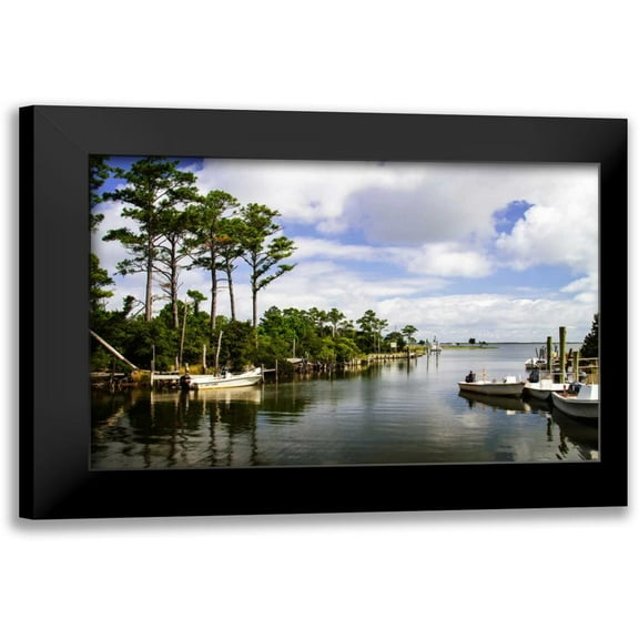 Hausenflock, Alan 14x11 Black Modern Framed Museum Art Print Titled - Small Harbor I