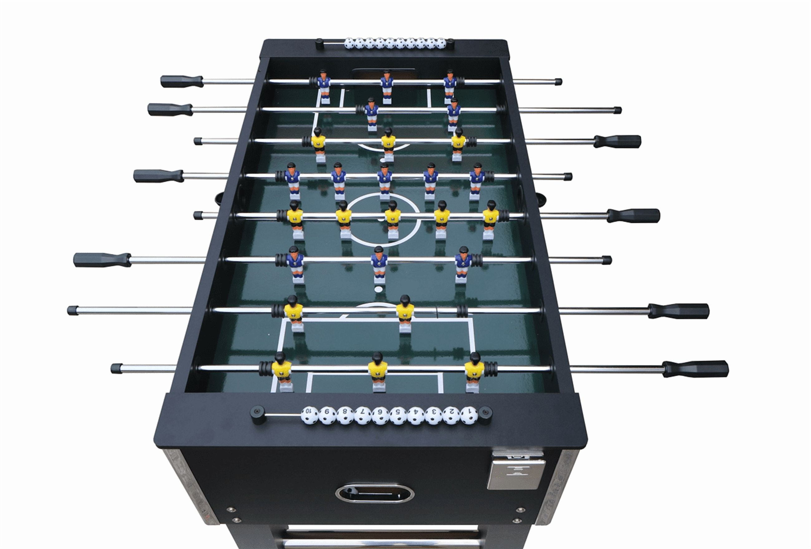 54" Foosball Table for Home - Soccer Football Game Table with Steel Rods & Balls, 54.5" x 29.3" Family Game Table for Kids & Adults, Indoor Sports Entertainment