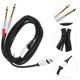 thumbnail image 2 of Reemplazo Usb C a cable de audio dual 1/4 Cable convertidor de equipo de audio de 2 m, 2 of 7