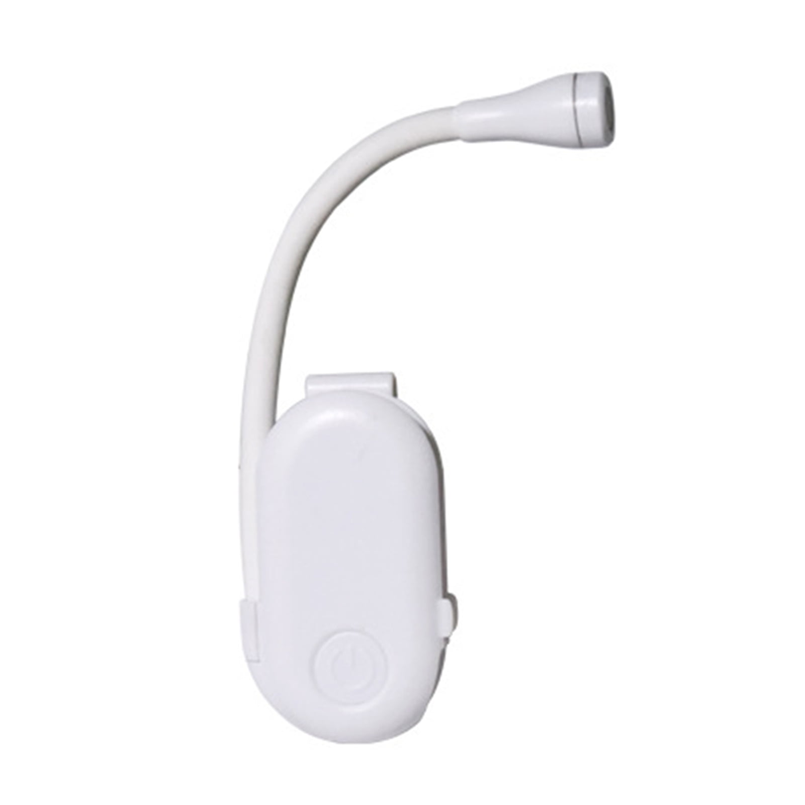 Clip Book Light with Flexible Hose, Stepless Dimmable, Rechargeable