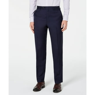 slim fit dress slacks Van Heusen Men's Wrinkle Free Stretch Flat Front Dress Pant main image 1