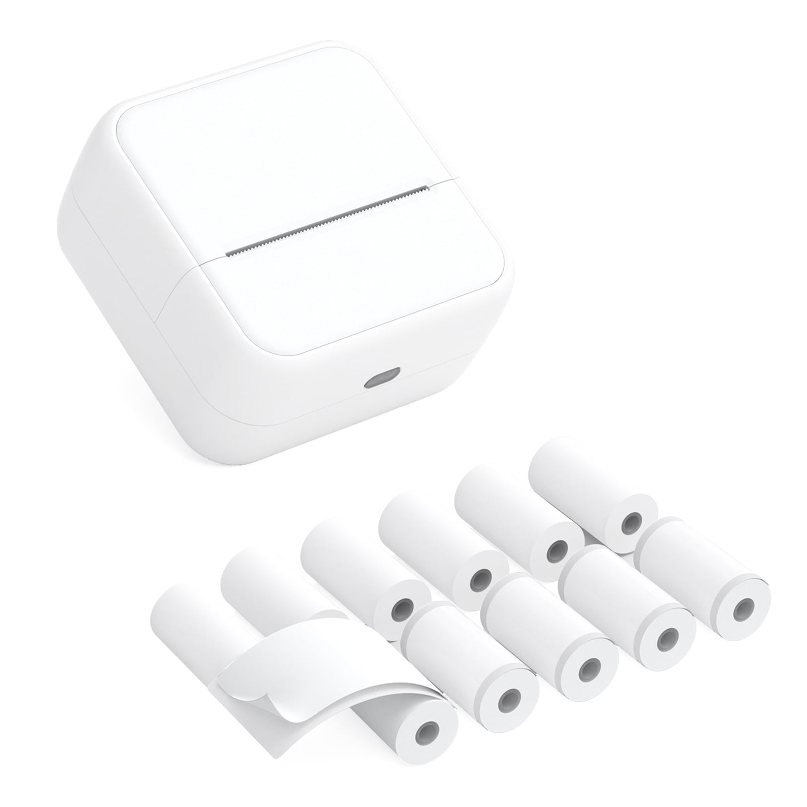 Printer Mini Pocket Printer Portable Thermal  Photo Printing Label Maker Machine BT Wireless Connect Compatible With  / IOS APP Support Receipt Label Memo Sticker