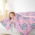 thumbnail image 4 of Homewish Kawaii Elephants 3-Piece Full Size Comforter Sets For Kids Children Teens,Flying Butterflies Bedding Comforter Set,Floral Flowers Animal Lightweight Bedding Sets,Luxury Bedroom Decor, 4 of 8