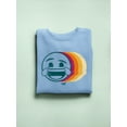 thumbnail image 3 of Laughing Layers - Retro Emoji Aesthetic Graphic Women's Sweatshirt, 3 of 4