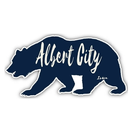 

Albert City Iowa Souvenir 3x1.5-Inch Fridge Magnet Bear Design