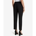 thumbnail image 2 of Tahari Asl Button-Detail Ankle Pants (Black, 16), 2 of 2