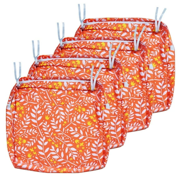 NettyPro Housses de Coussin d'Extérieur Ensemble 4, Housse de Siège de Chaise de Patio Imperméable, Housse de Remplacement Seulement, 20 x 18 x 4 Pouces