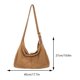 thumbnail image 2 of Bolsa Bandolera De Lona Bolso de libros unisex con correa ancha y ajustable, bolso de viaje holgado y plegable versátil, 2 of 8