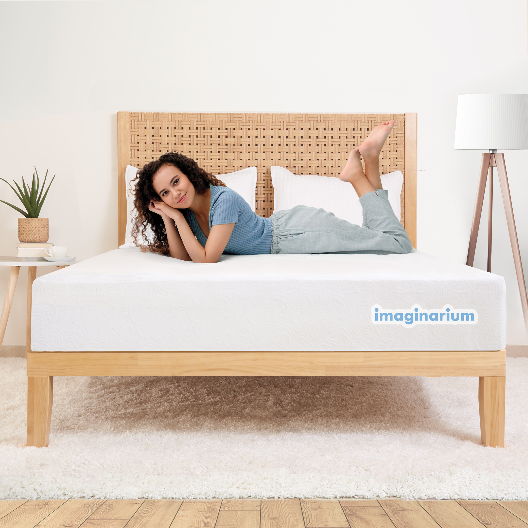 Imaginarium 10" Hybrid of Memory Foam and Coils Mattress with Antimicrobial Treated Cover, King - image 2 of 6