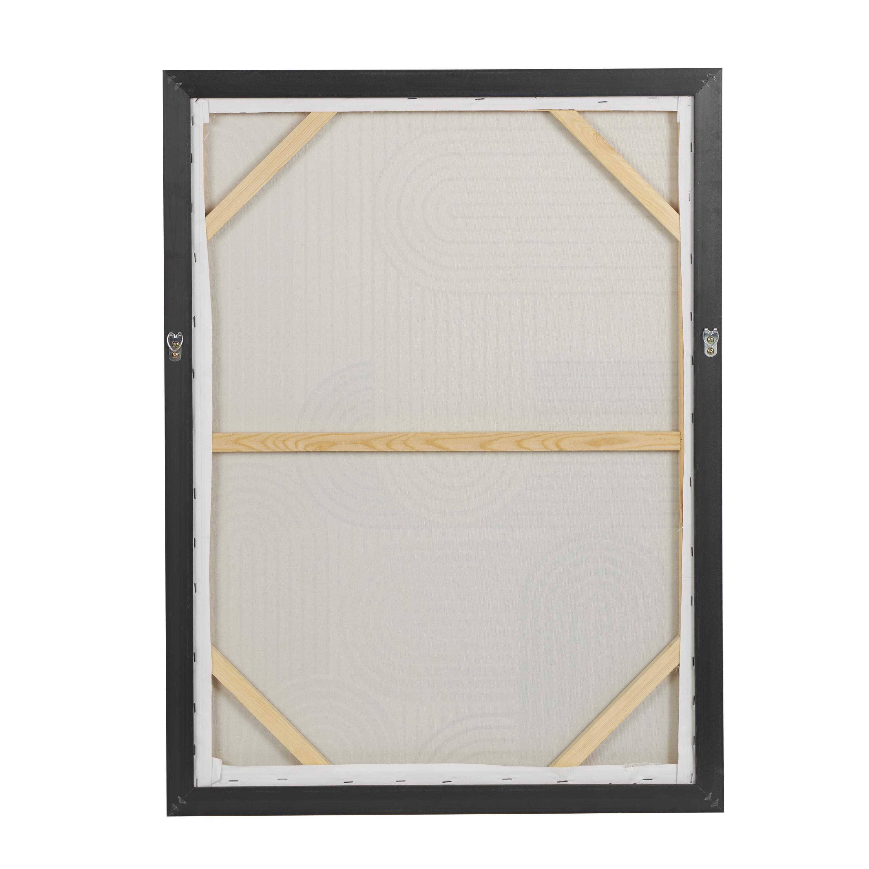 24" x 32" Art Deco Linear Arched Abstract Framed Wall Art with Gold Foil Accents, by DecMode