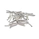 thumbnail image 2 of 100PCS de Fideos Curvos Dorados Y Plateados Espaciadoras Pulseras Agujero de 2.7 Mm, 30x3 Mm, 2 of 9