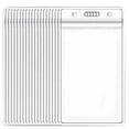 thumbnail image 1 of Clearance! beishanbush Business Card Holder Work Card Set Double-Sided Transparent Sealed Type Waterproof Card 1Pcs One Size White, 1 of 2