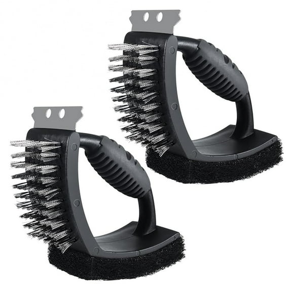 3-in-1 BBQ Grill Brush: Fast, Effective Cleaning with for Durable Design!