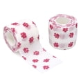 thumbnail image 6 of 10Pcs Paw Print Pet Wrap Self-adhesive Non-Woven Fabric Tape Stretchy Comfortable Cat Wounds First Aid Bandage, 6 of 7