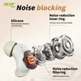 thumbnail image 4 of Acer ANC Sleep Earbuds Bluetooth 5.4 – Mini Wireless Earbuds for Sleeping, Noise Cancellation, Low-Profile Fit for Side Sleepers, Deep Bass, Touch Control / Green, 4 of 9