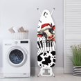 thumbnail image 4 of HELLHERO Music notes Cow Household Iron Board Covers Polyester Elastic Decorative Covers for Ironing Board Standard Size 15x54 Inch, Easy to Install Remove, Machine Washable, 4 of 6