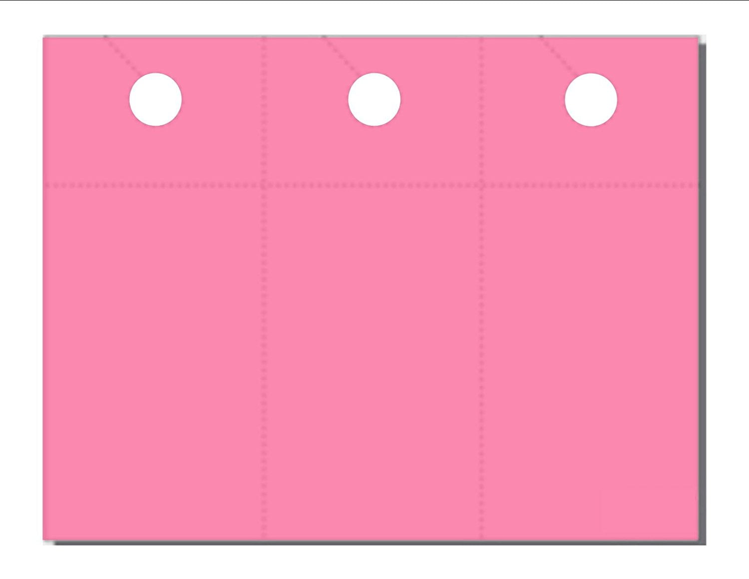 Door Hanger with Removable Coupon Card, PrintReady, 32/3" x 81/2", 3