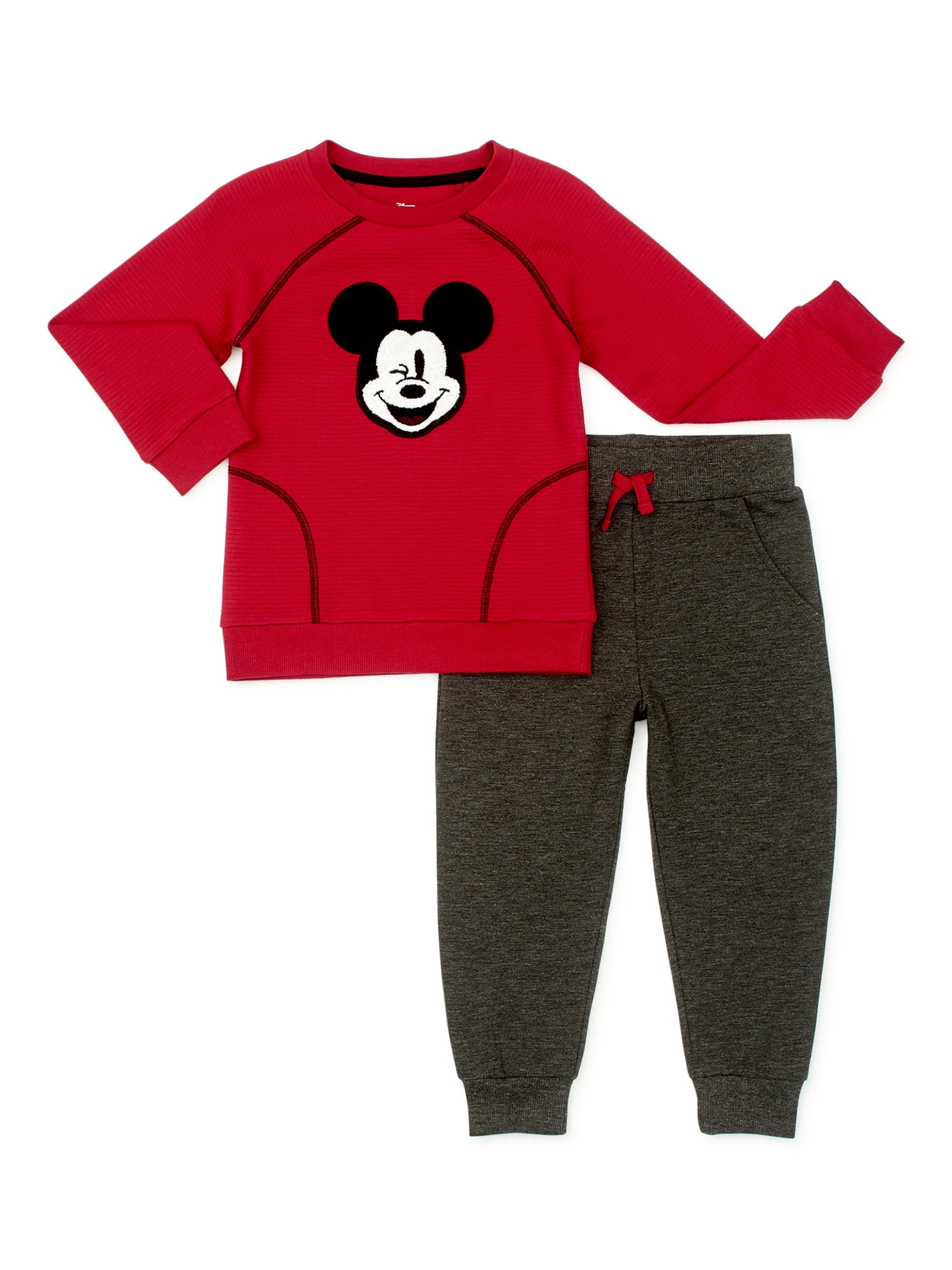 Mickey Mouse Infant /& Toddler Boy/'s Vest Shirt /& Sweat Pants 12M 2T /& 4T 5T