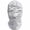 White, variant on Balaclava Ski Face Mask, Gothic Punk Distressed Ripped Face Mask Windproof Full Face Neck Warmer for Motorcycle Cycling