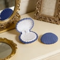 thumbnail image 5 of Sea Shell Shape Velvet Jewelry Box for Earring Ring Necklace Display Storage Organizer Gift Velvet Shell Jewelry Boxs,Jewelry Boxes and Organizers, 5 of 6