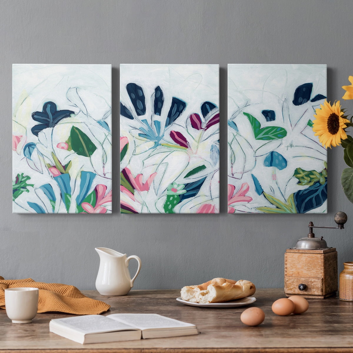 Tropical Trace III Premium Gallery Wrapped Canvas - Ready to Hang - 8 x 12 Each