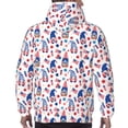 thumbnail image 7 of Sikiie 4th Of July Men's Hoodie, Essentials Hoodie, Sweatshirt, Pullover Hooded Sweatshirt for Men-3X-Large, 7 of 7